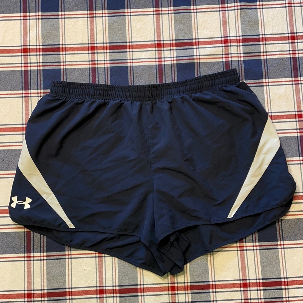 Under Armour men’s L heat gear running shorts